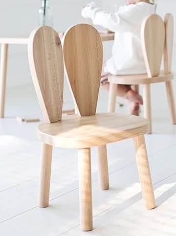 Scandinavia Concept Kinderstuhl "Bunny" in Natur - (B)30 x (H)55 x (T)25 cm