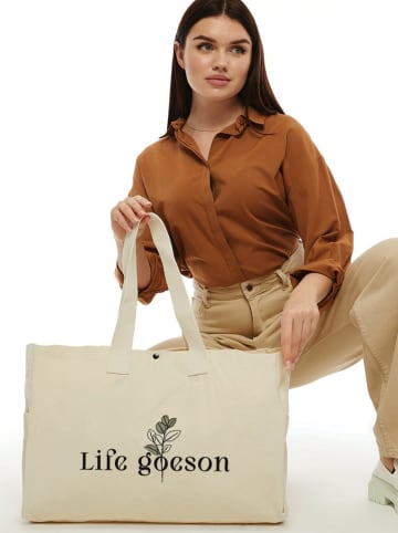 BAGmori Shopper in Creme - (B)50 x (H)36 x (T)12 cm