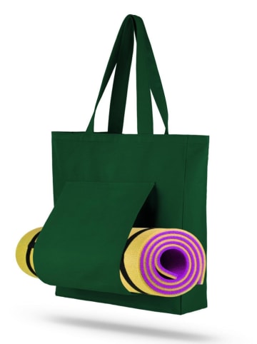 BAGmori Shopper in Grün - (B)40 x (H)40 x (T)13 cm