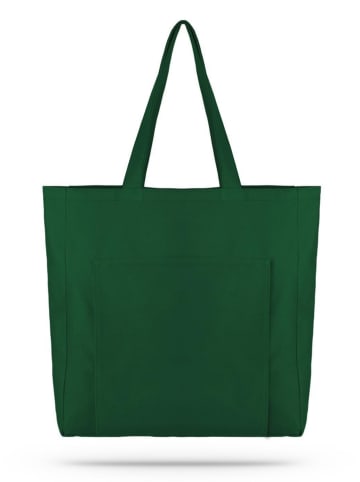 BAGmori Shopper in Grün - (B)40 x (H)40 x (T)13 cm