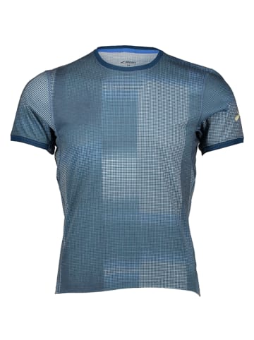 Brooks Koszulka sportowa "Distance Graphic" w kolorze niebieskim