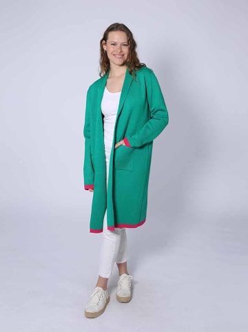 Zwillingsherz Cardigan "Miriam" in Grün