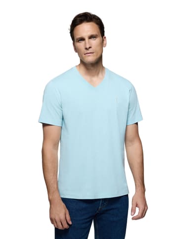 Polo Club Shirt in Hellblau