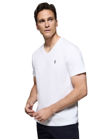 Polo Club Shirt in Weiß