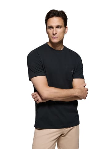 Polo Club Shirt in Schwarz