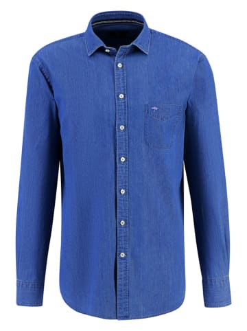 Fynch Hutton Jeans-Hemd - Casual fit - in Blau