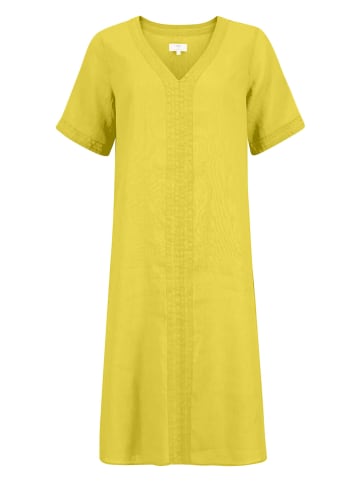 FYNCH-HATTON Leinen-Kleid in Gelb