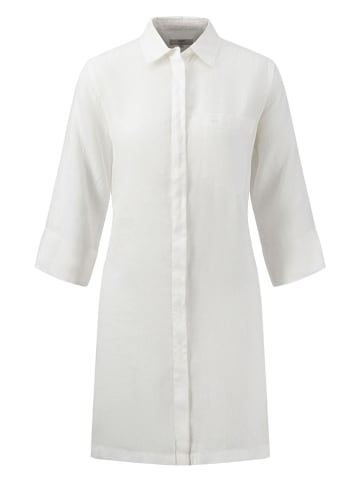 FYNCH-HATTON Leinen-Kleid in Weiß