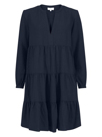 FYNCH-HATTON Leinen-Kleid in Dunkelblau