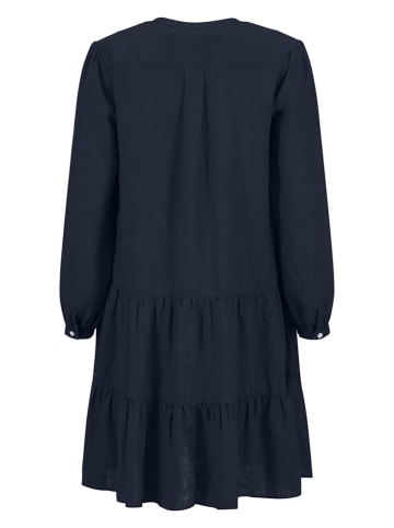 FYNCH-HATTON Leinen-Kleid in Dunkelblau