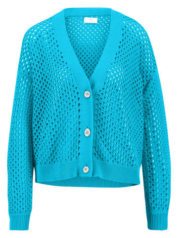 FYNCH-HATTON Cardigan in Türkis