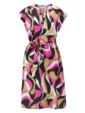 FYNCH-HATTON Kleid in Schwarz/ Pink/ Beige