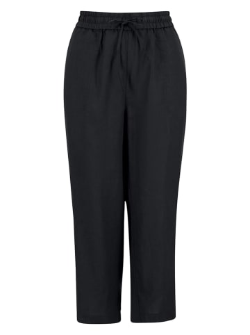 FYNCH-HATTON Leinen-Hose in Schwarz