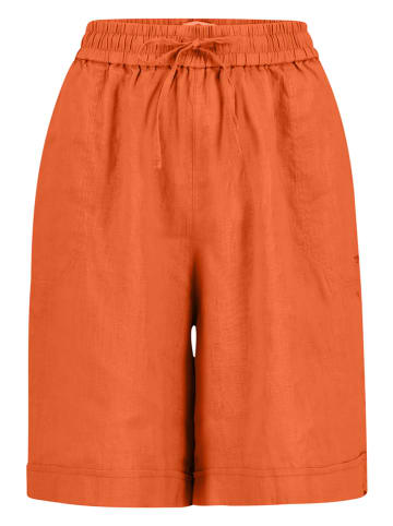 FYNCH-HATTON Leinen-Bermudas in Orange