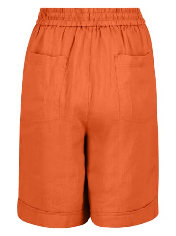 FYNCH-HATTON Leinen-Bermudas in Orange