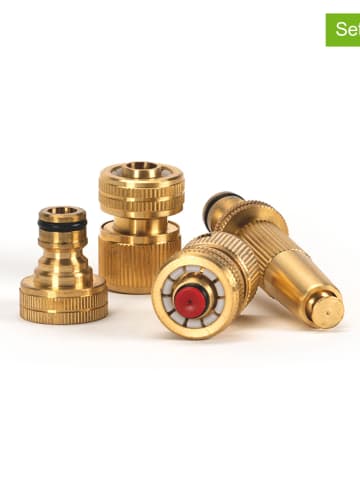 Livlig53 4tlg. Gartenspritzen-Set "Goldie" in Gold