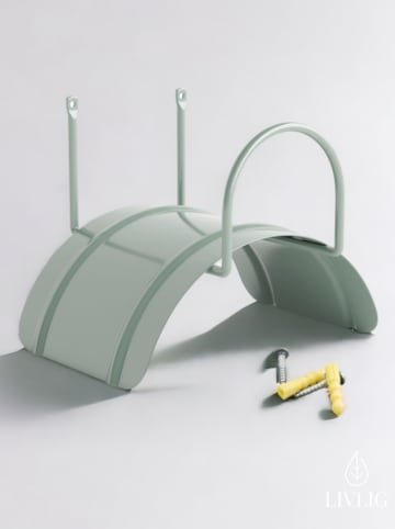 Livlig53 Wandschlauchhalter in Grün - (B)25 x (H)17 x (T)17 cm
