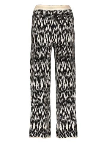EDITION Hose in Schwarz/ Beige