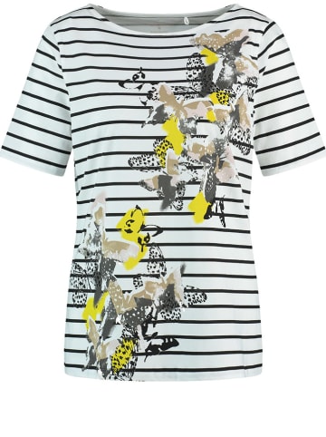 EDITION Shirt wit/zwart/geel