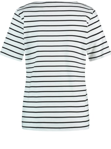 EDITION Shirt wit/zwart/geel