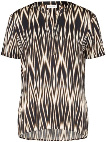 Gerry Weber Bluse in Schwarz/ Creme