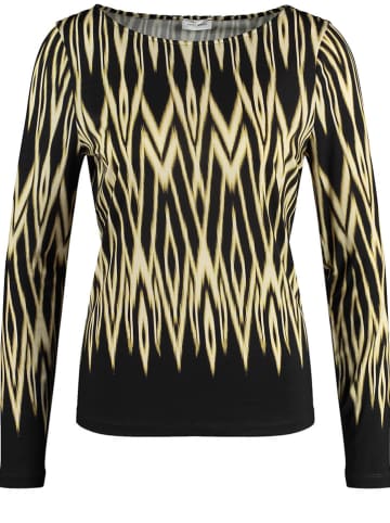 Gerry Weber Longsleeve zwart/geel/crème
