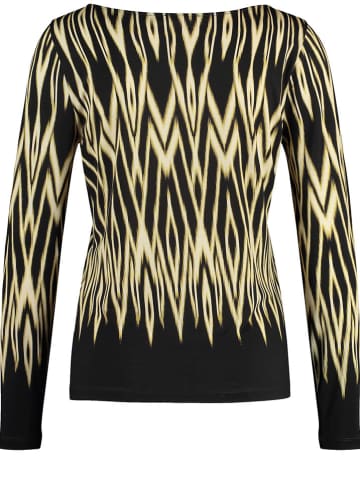 Gerry Weber Longsleeve zwart/geel/crème