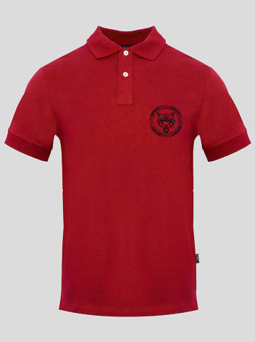 Plein Sport Koszulka polo w kolorze czerwonym