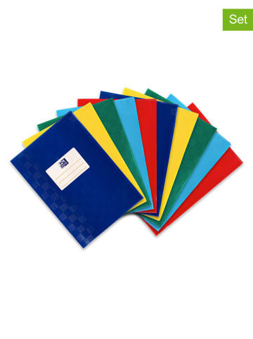 Oxford 2-delige set: opbergmappen meerkleurig - din A5, 2x 10 stuks