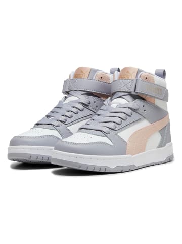 Puma Leder-Sneakers "RBD Game" in Weiß/ Grau/ Rosa