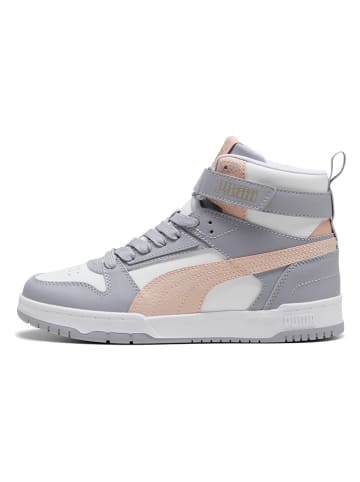 Puma Leder-Sneakers "RBD Game" in Weiß/ Grau/ Rosa