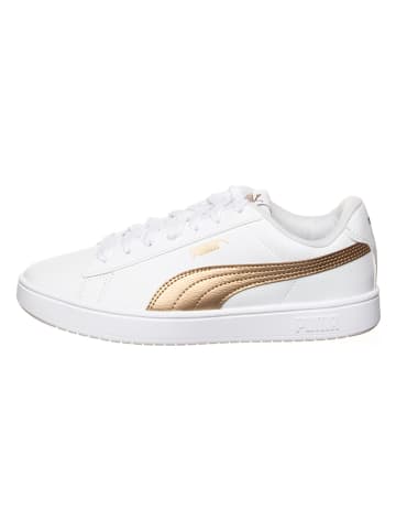 Puma Sneakers in Weiß/ Gold