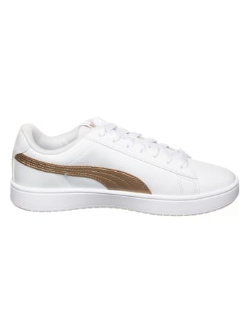 Puma Sneakers wit/goudkleurig