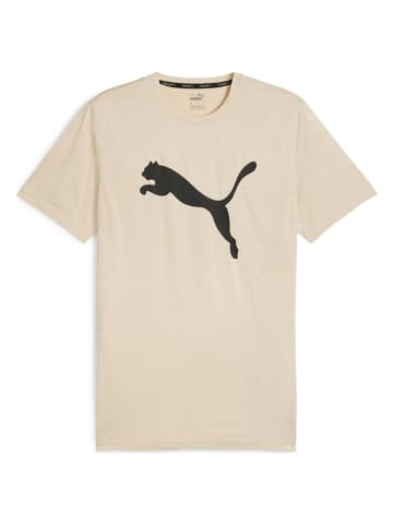 Puma Trainingsshirt "Train Favourite Heather" in Beige