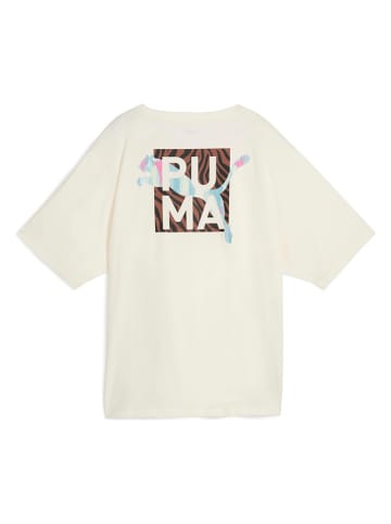 Puma Shirt "Animal Remix Boyfriend" wit