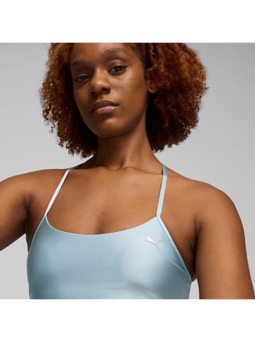 Puma Sportbeha "Move Summer Daze" lichtblauw