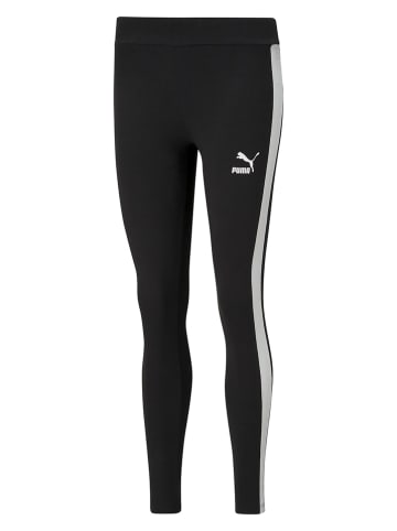 Puma Legginsy sportowe "Iconic T7 MR" w kolorze czarnym