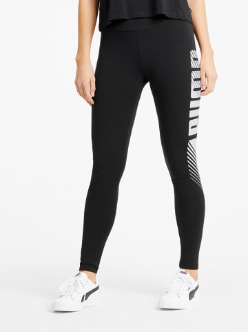 Puma Trainingsleggings "ESS" in Schwarz