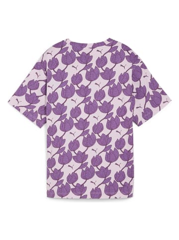 Puma Shirt "ESS+ Blossom" paars