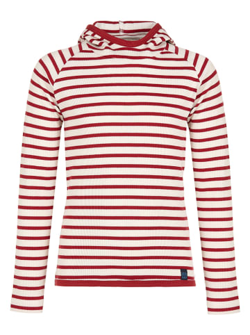 elkline Hoodie "Jumphouse" in Rot/ Weiß
