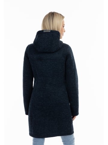 Schmuddelwedda Fleece mantel donkerblauw