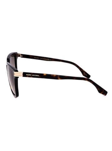 Marc Jacobs Męskie okulary przeciwsłoneczne w kolorze czarno-jasnobrązowym