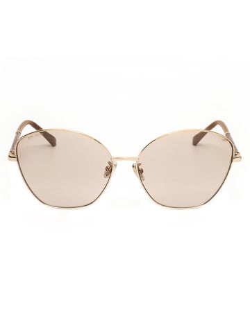 Jimmy Choo Damen-Sonnenbrille in Gold/ Beige