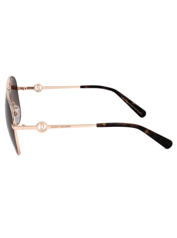Marc Jacobs Dameszonnebril goudkleurig/bruin