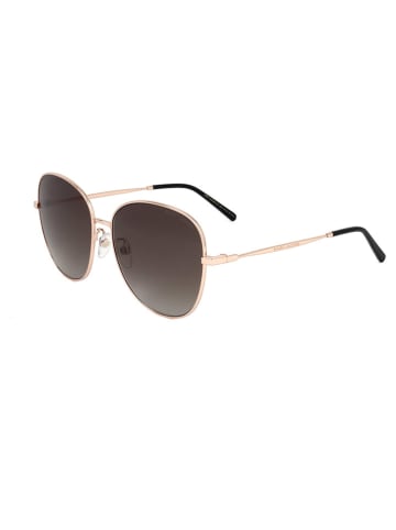 Marc Jacobs Damen-Sonnenbrille in Gold/ Braun