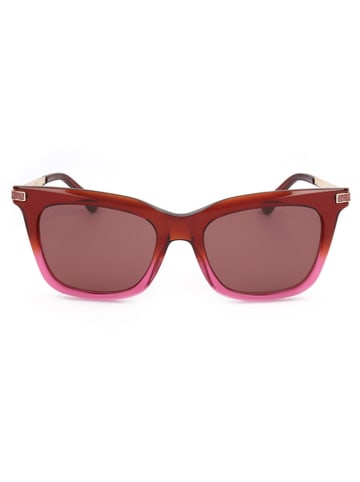 Jimmy Choo Damskie okulary przeciwsłoneczne w kolorze czerwonym