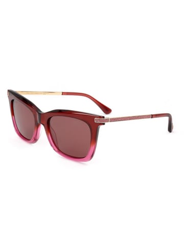 Jimmy Choo Damskie okulary przeciwsłoneczne w kolorze czerwonym
