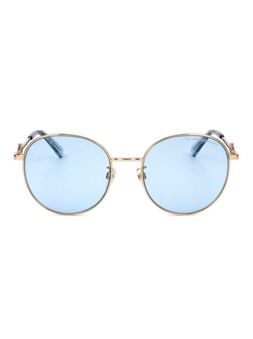 Marc Jacobs Damen-Sonnenbrille in Gold/ Hellblau