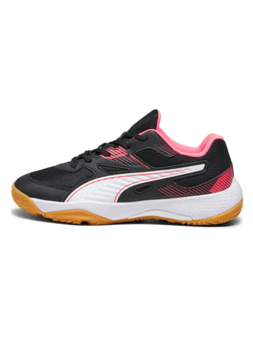 Puma Buty sportowe "Solarflash Jr II" w kolorze czarno-czerwonym