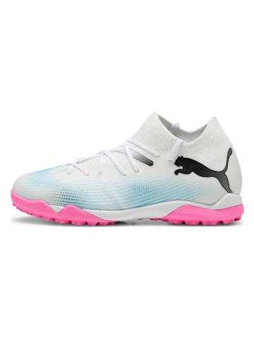 Puma Korki "Future 7 Match" w kolorze biało-różowym